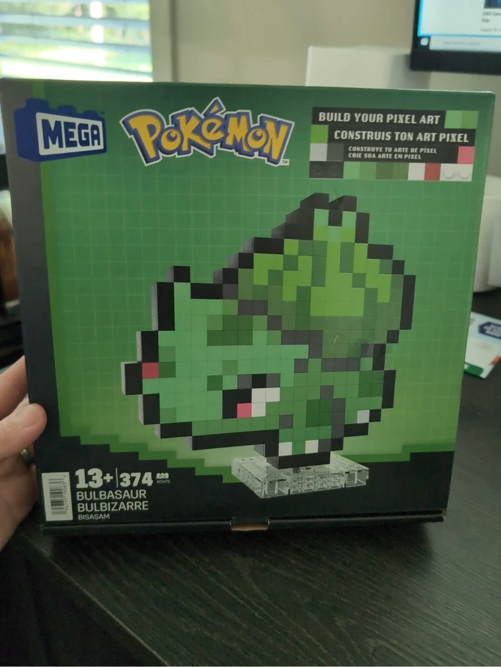 MEGA Pokemon Bulbasaur Pixel Art Building Toy Set Kids Age 13+ Pokémon